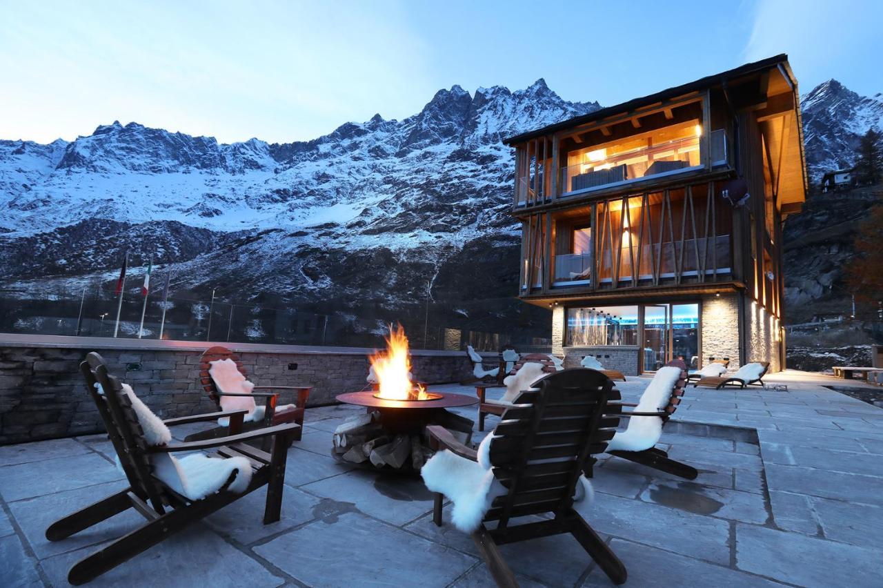 Chalet Blanc Breuil-Cervinia Kültér fotó